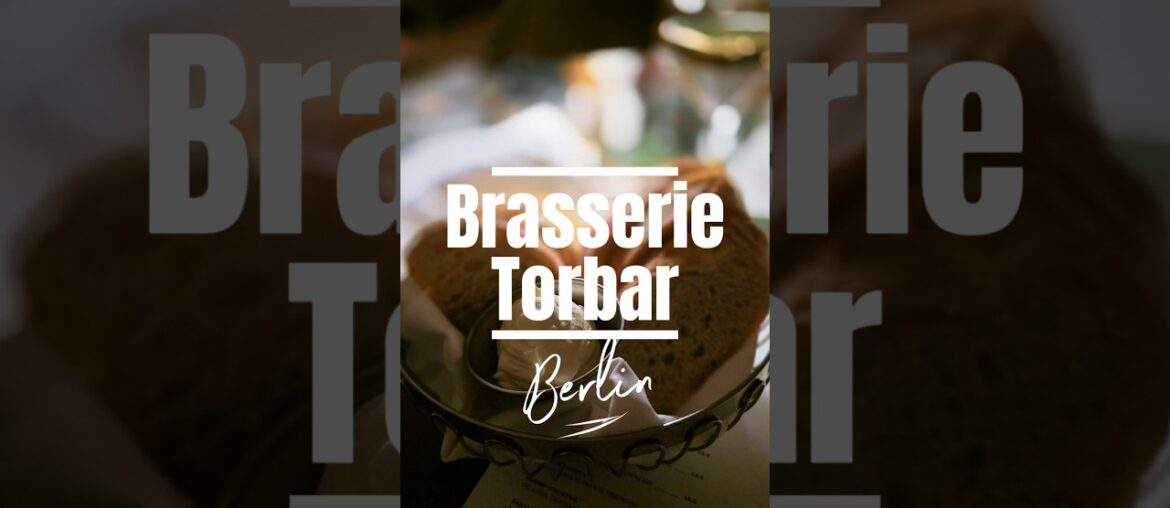 Wonderful evening at Brasserie Torbar. It’s a beautiful French restaurant located in Berlin.