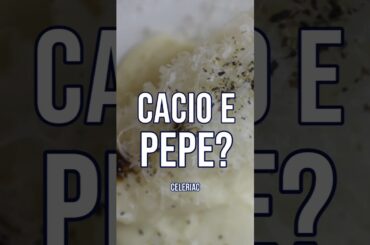 French and Italian Roots Inspired This Celeriac Cacio e Pepe #cacioepepe  #caractère  #EmilyRoux
