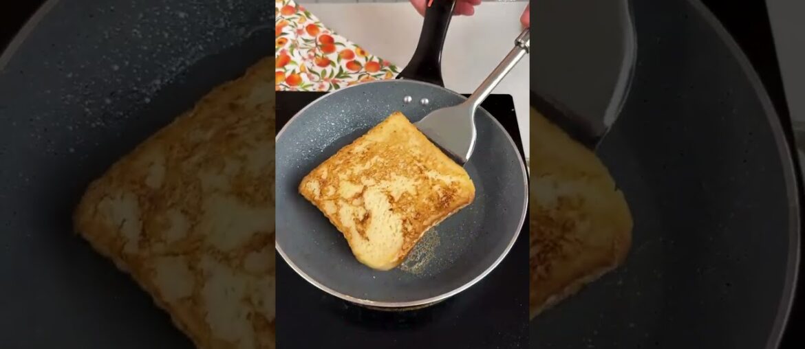 Ice Cream & French Toast Hack 🍨🍞 #easy #frenchtoast #recipe
