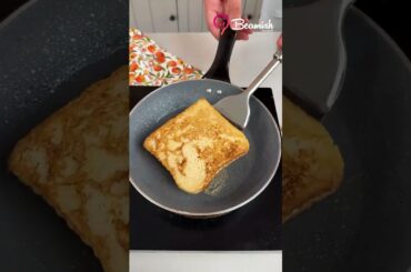 Ice Cream & French Toast Hack 🍨🍞 #easy #frenchtoast #recipe