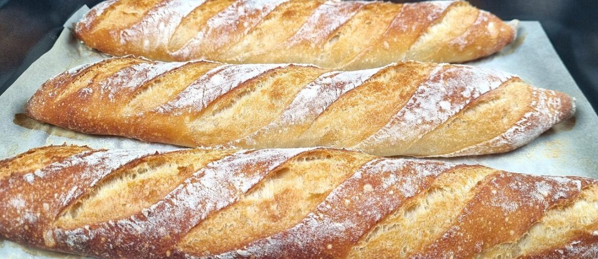 I don't buy bread anymore! The new easy French baguettes recipe