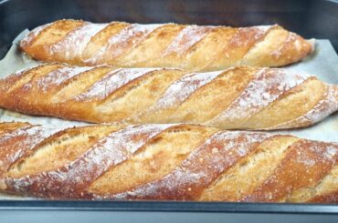 I don't buy bread anymore! The new easy French baguettes recipe