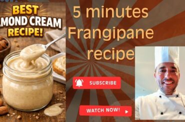 Perfect Almond Cream in 5 Minutes! (French Frangipane Recipe)