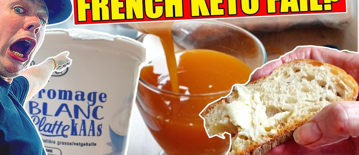 Is Keto in France impossible? 🇫🇷 Breakfast Macros & Calories