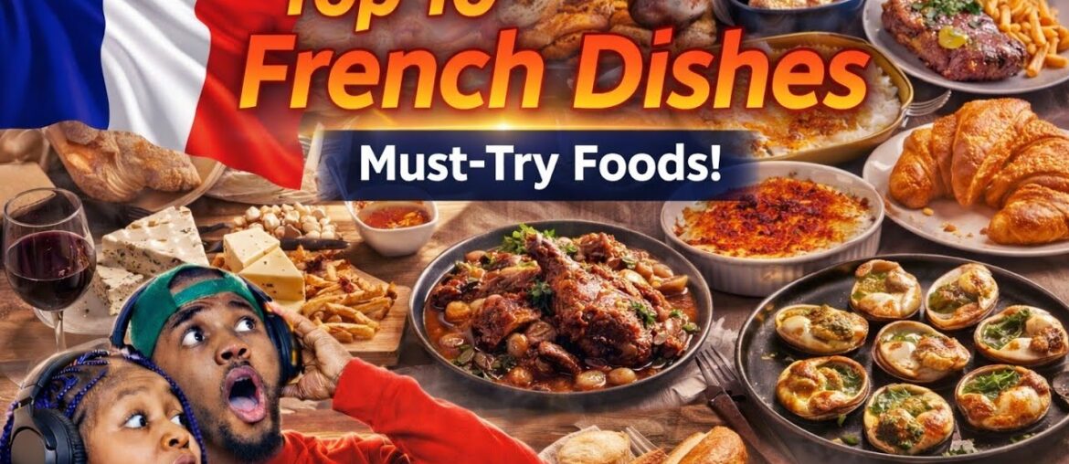 African Couple Reacts to the Top 10 French Dishes