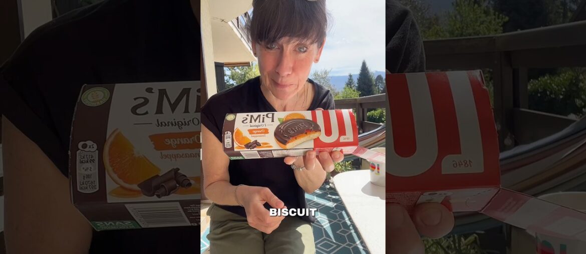 French Jaffa Cakes #lifeinfrance #alychalloner #frenchfood #biscuits #shorts