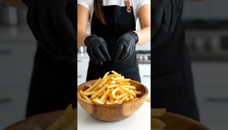 : Gourmet Loaded French Fries with Melted Cheese and Crispy Toppings#LoadedFries #viral #shorts