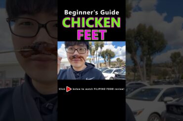 How to eat CHICKEN FEET #foodie #filipino #food | LA IRL Goldman999