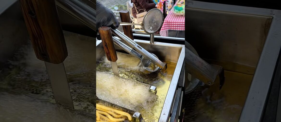 Long French fries using a special mold ‼️#shorts