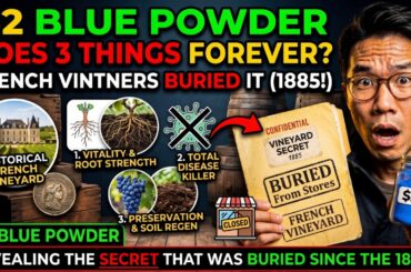 This $2 Blue Powder Does 3 Things FOREVER — French Vintners Used It in 1885. BURIED From Stores