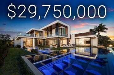 TOURING a $29,750,000 Mega Mansion with a $1,300,000 POOL, Hair Salon, Gym, 5 Car Garage & MORE!