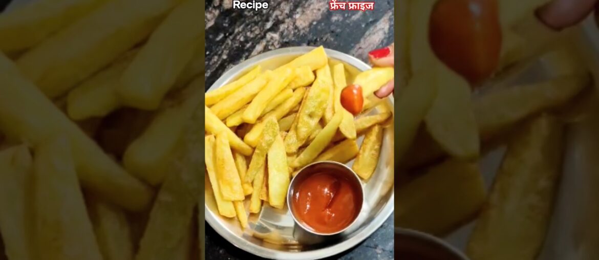 Super Crispy French Fries Recipe at Home With Secrets to Perfect Crispy Fries | #Shorts #ytshorts