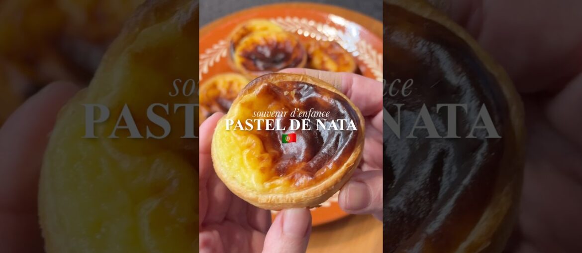 Le fameux "Pastel de nata" 🇵🇹 #shorts #recette