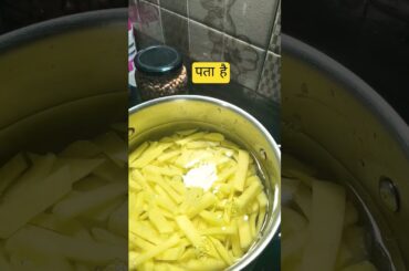 #trending #motivation #pata hai#French fry banane ki taiyari #recipe