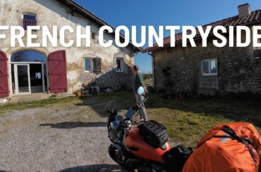 Riding My Motorcycle Through Endless French Vineyards | France to Spain
