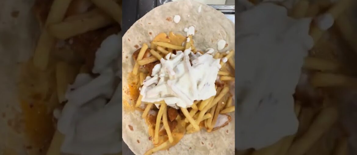 French Tacos Viande Tenders Sauce Samouraï & Gruyère  #BR3 #tacos #FrenchTacos #eating #foodlover