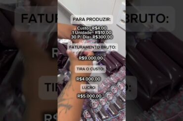 ESSE É O LUCRO QUE VOCÊ TEM COM DINDINS/GELADINHOS GOURMET