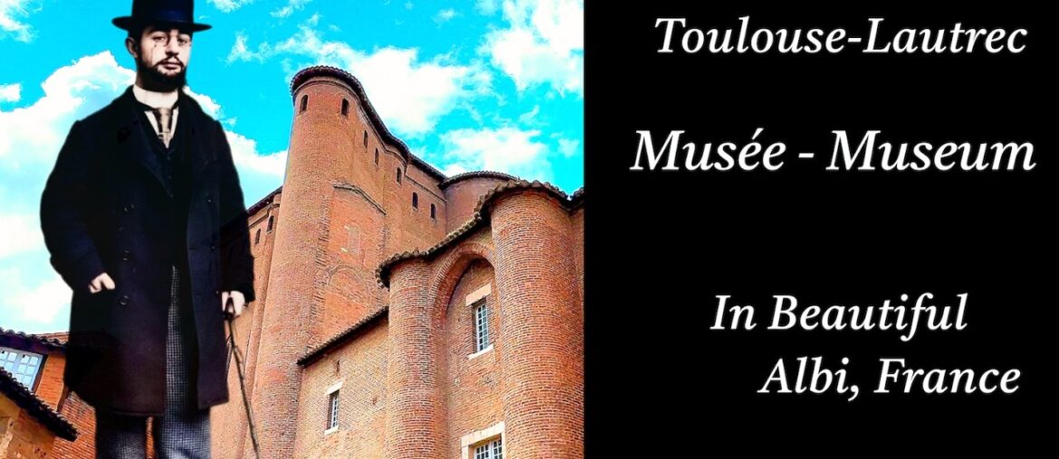 Henri de Toulouse Lautrec Museum in Albi, France.13th century cathédrale Sainte-Cécile French Artist