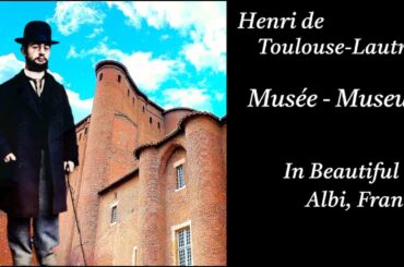 Henri de Toulouse Lautrec Museum in Albi, France.13th century cathédrale Sainte-Cécile French Artist