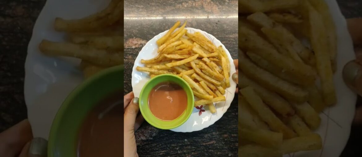 Crispy French Fries Recipe 🍟 | Perfect Fries at Home 😋 #shorts