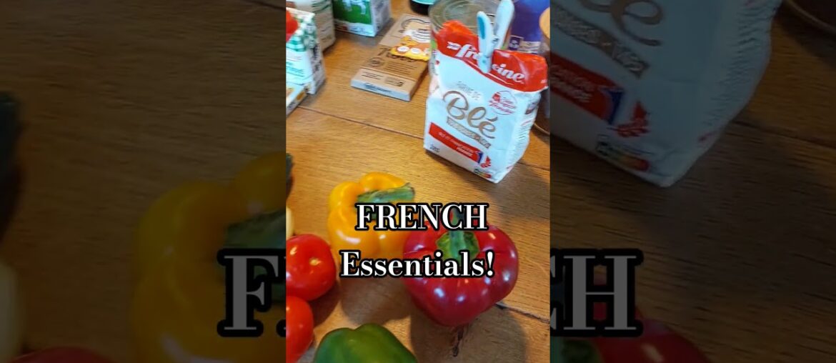Pantry Essentials For French Cuisine #authenticfrench #frenchlifestyle #frenchfood