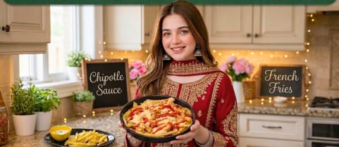 French Fries With Chipotle Sauce | Crispy Homemade Fries Recipe 🍟