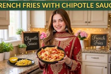 French Fries With Chipotle Sauce | Crispy Homemade Fries Recipe 🍟