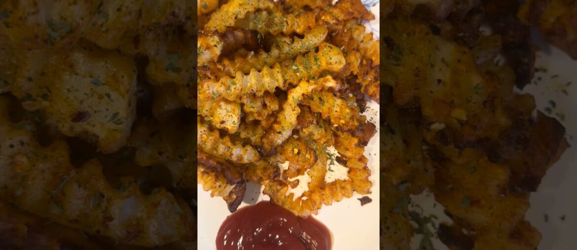 Air fryer crispy French  fries 🍟 #recipe #food #cooking #share #shorts ￼