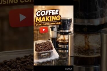 ☕️Fresh coffee using machine ☕ | Quick morning brew #coffee #coffeemaking #coffeemachine #viralvideo