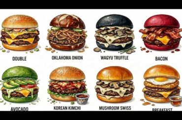 Every Burger Style Explained in 10 Min #burger #burgerlover #smashburger #cheeseburger