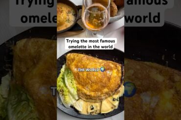 Trying the most famous omelette in the world 🍳🇫🇷
