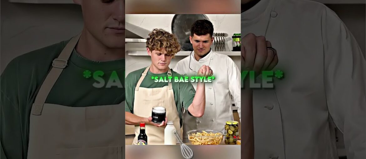 Nick Teaches Ryan Trahan To Perfectly Saft French Fries... 🍟