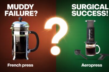 AeroPress vs French Press: Stop Drinking "Sludge" (Tested with Physics)