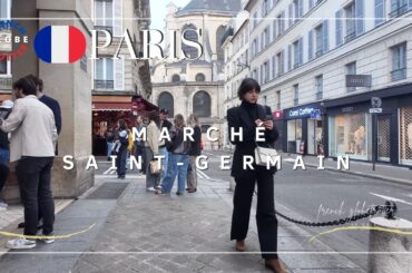 Paris Spring 6-7th District 🇫🇷 Saint-Sulpice ➜ Marché Saint-Germain Food Market 4K Walking Tour