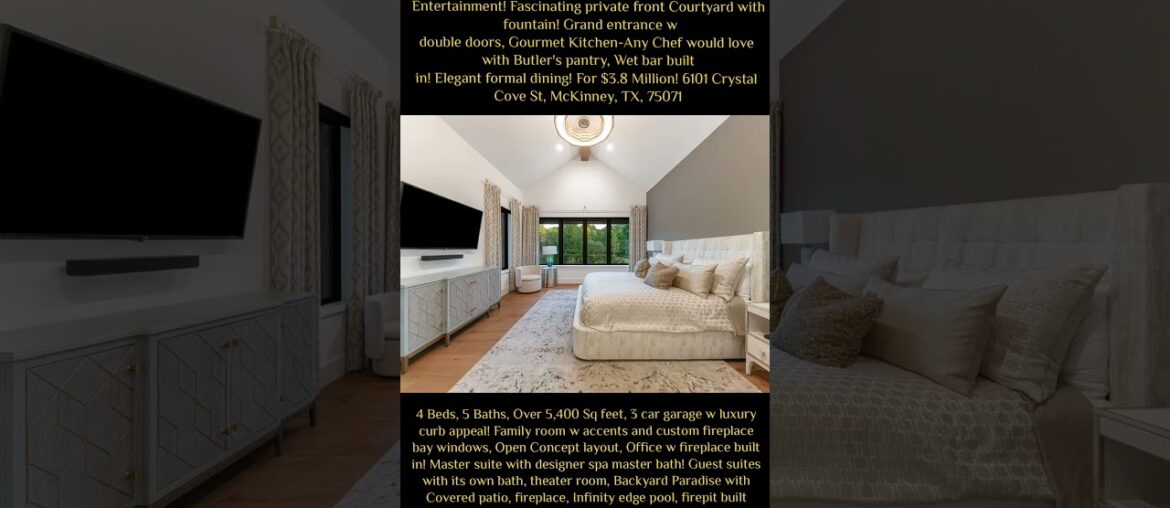 Gorgeous Luxurious Mansion on 1 story with Excellence on 1 acre,private courtyard, Backyard Paradise