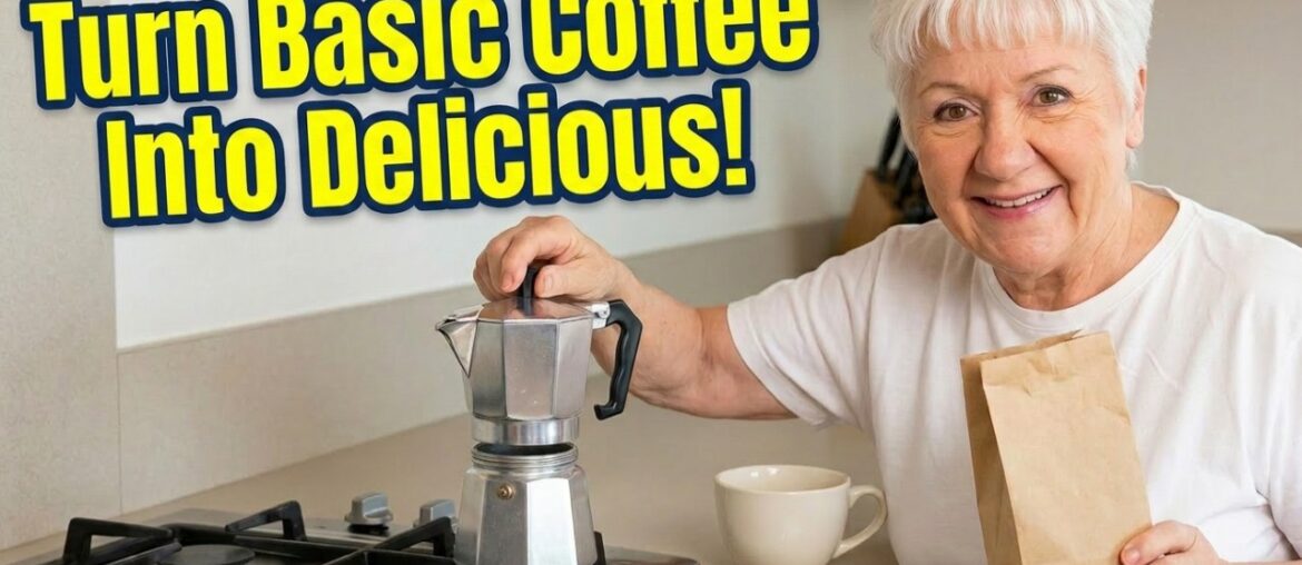 The SECRET to an inexpensive and delicious cup of coffee everytime! #coffee #mokapot #delicious