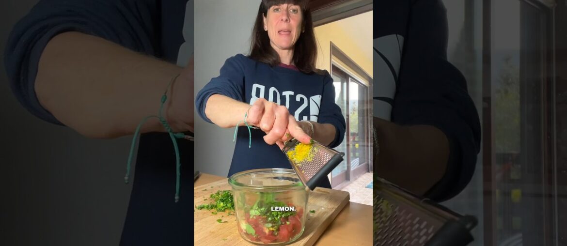 French Puy lentil salad lemon & capers #lifeinfrance #vegetarian #food #frenchfood #alychalloner