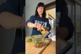 French Puy lentil salad lemon & capers #lifeinfrance #vegetarian #food #frenchfood #alychalloner