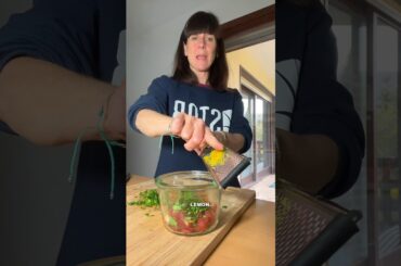 French Puy lentil salad lemon & capers #lifeinfrance #vegetarian #food #frenchfood #alychalloner