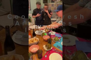 Cooking Artichokes in French Market Tour & Cooking Class