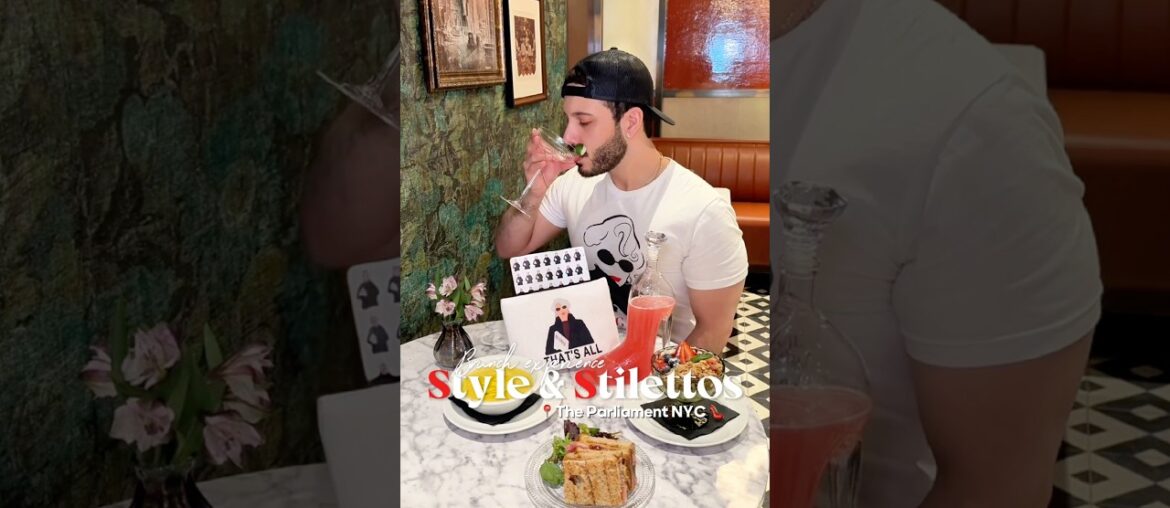 The Devil Wears Prada Inspired Brunch Experience in NYC 👠🍸 #thedevilwearsprada2 #nycbrunch