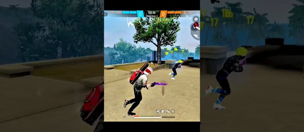 CS match wait for end 😱 1vs4 #garenafreefire