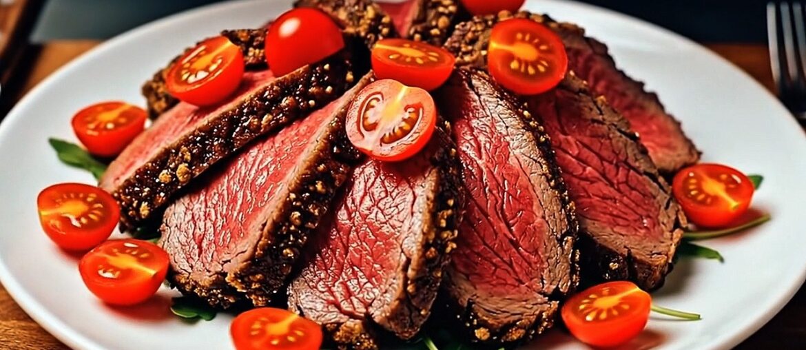 Salade Bœuf & Roquette | French Seared Beef & Arugula Salad | Cinematic ASMR Cooking