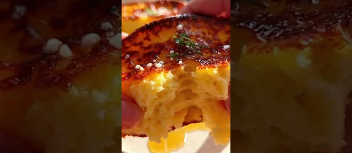 🍞🥄 2 Ingredient Cottage Cheese Custard French Toast Loaf #yotubeshorts #food #explore #recipe