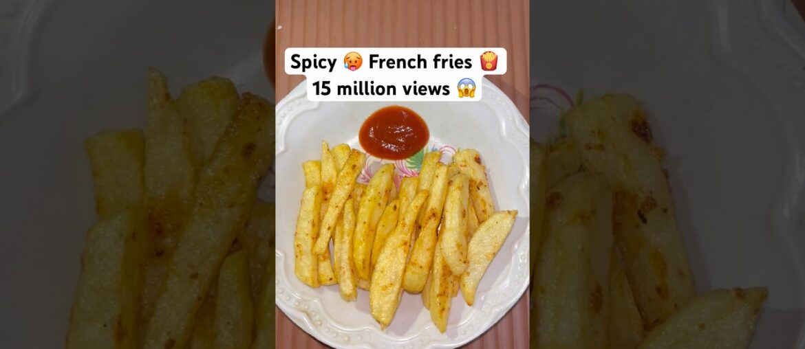 Spicy 🥵 French fries 🍟15 million views 😱#shorts #food #cooking #recipe #viral #frenchfries