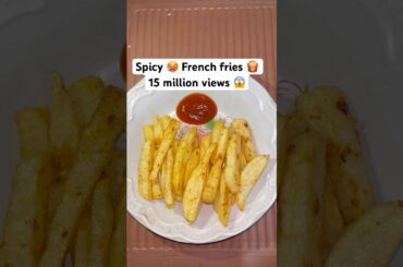 Spicy 🥵 French fries 🍟15 million views 😱#shorts #food #cooking #recipe #viral #frenchfries