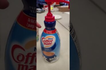 Nestle Coffee mate Coffee Creamer, French Vanilla, Concentrated Liquid Pump Bottle, Non Dairy, No Re