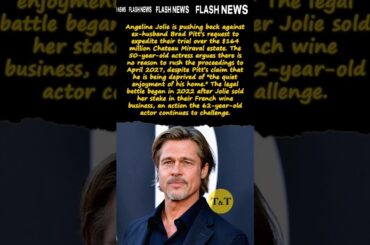Angelina Jolie vs Brad Pitt: The Shocking New Move in Their Legal War #celebritynews #hollywoodnews