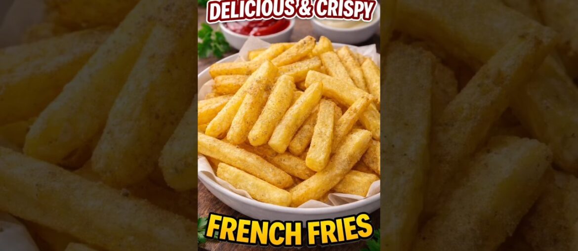 Crispy French Fries at Home 🍟 | Perfect Street Style Recipe