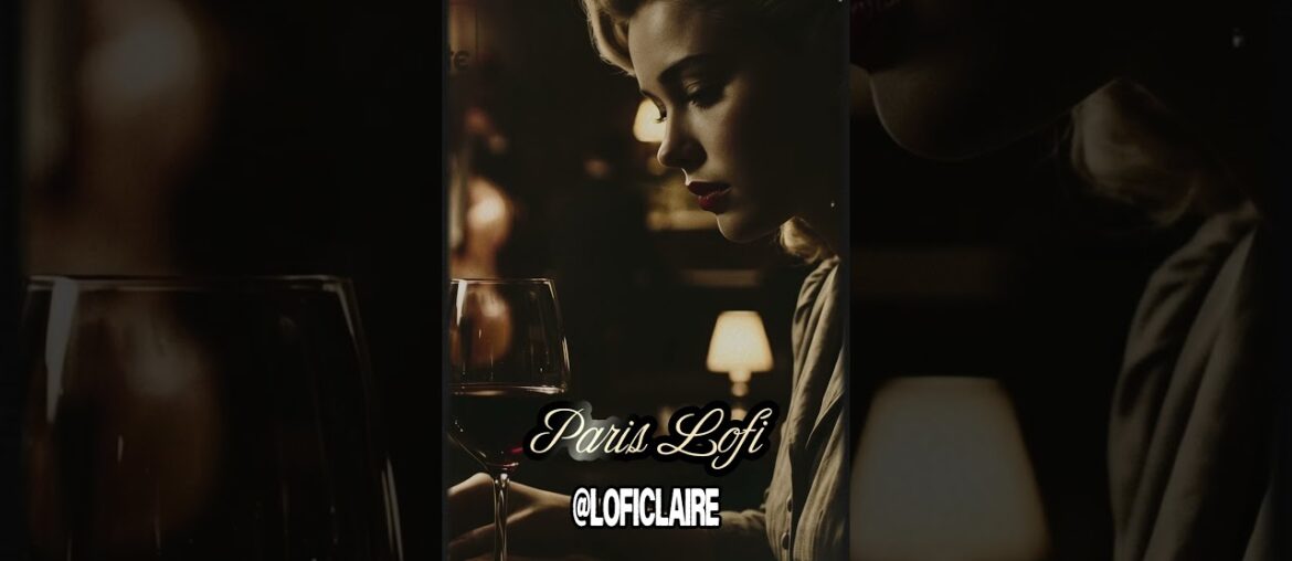 Claire et le Verre de Vin | 1950s Paris Night Vibes 🍷